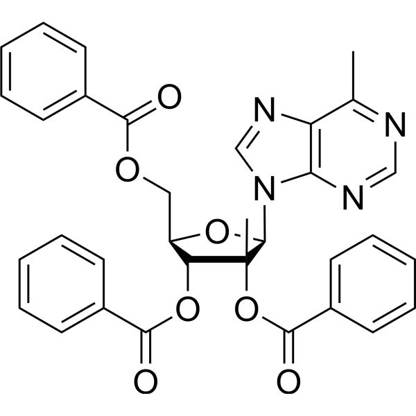 6-Methyl-9-(2-β-C-methyl-2,3,5-tri-O-benzoyl-β-D-ribofuranosyl)purine 2095417-61-9